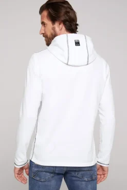 Herren CAMP DAVID & SOCCX Langarmshirt mit Kapuze und Print