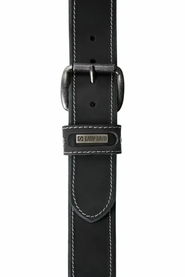 Herren CAMP DAVID & SOCCX Ledergürtel
