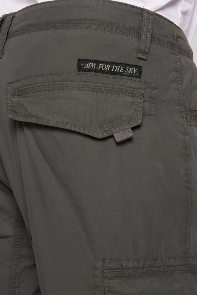 Herren CAMP DAVID & SOCCX Leichte Cargohose mit Label Prints
