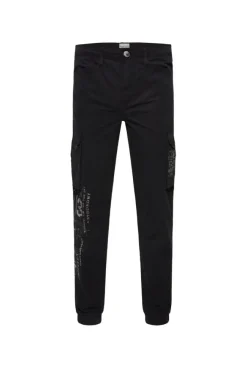 Herren CAMP DAVID & SOCCX Leichte Cargohose mit Label Prints