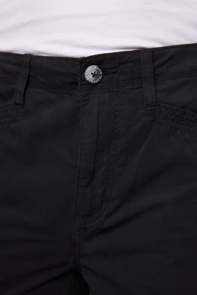 Herren CAMP DAVID & SOCCX Leichte Cargohose mit Label Prints
