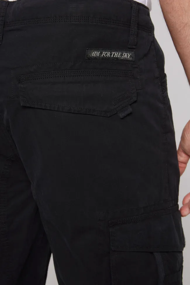 Herren CAMP DAVID & SOCCX Leichte Cargohose mit Label Prints