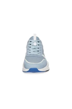 Damen CAMP DAVID & SOCCX Leichter Sneaker mit Glitter-Design cool blue