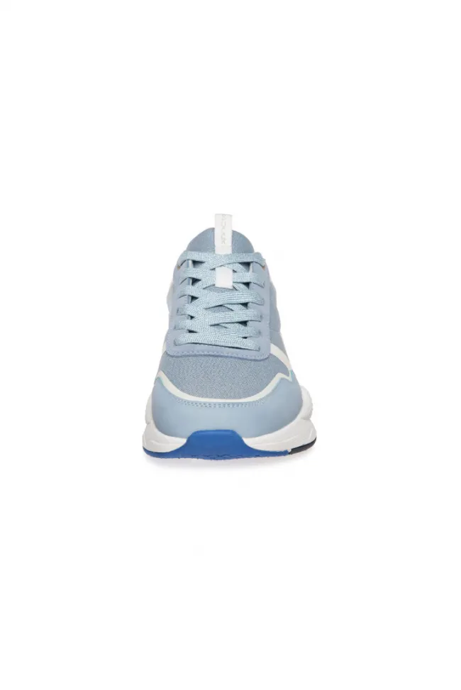 Damen CAMP DAVID & SOCCX Leichter Sneaker mit Glitter-Design cool blue