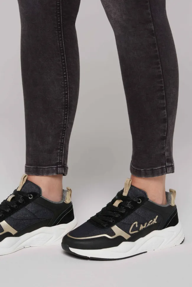 Damen CAMP DAVID & SOCCX Leichter Sneaker mit Glitter-Design