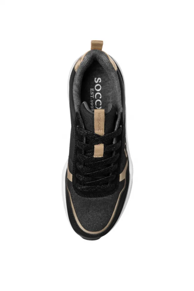 Damen CAMP DAVID & SOCCX Leichter Sneaker mit Glitter-Design