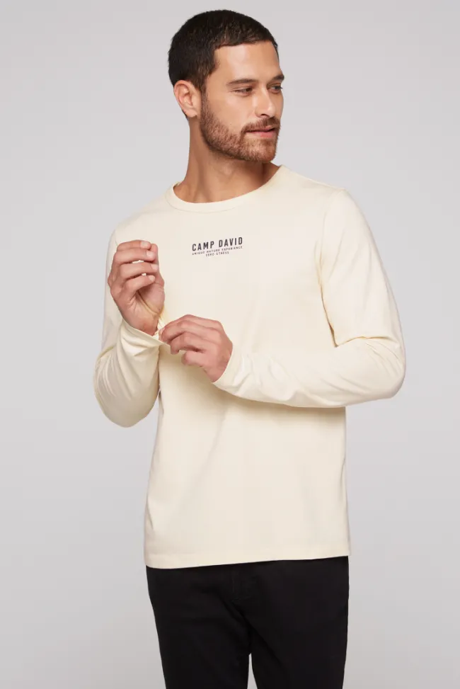Herren CAMP DAVID & SOCCX Longsleeve mit Logo Print