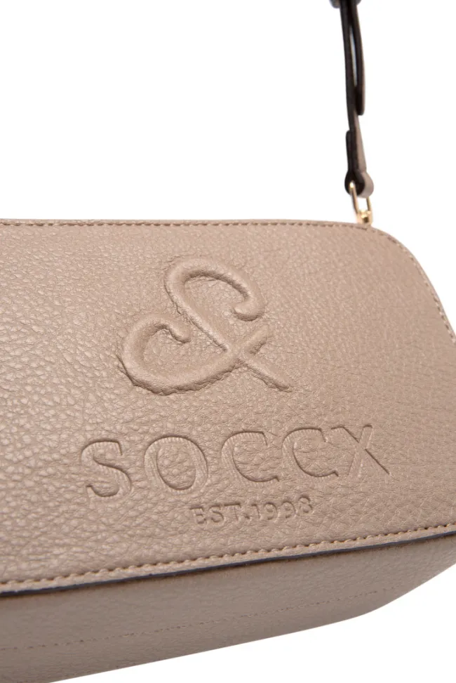 Damen CAMP DAVID & SOCCX Modern Bag mit Logo-Prägung