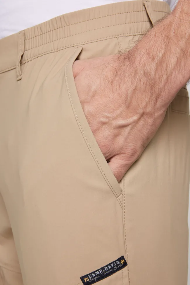 Herren CAMP DAVID & SOCCX Outdoorhose im Cargo-Stil