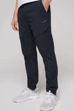 Herren CAMP DAVID & SOCCX Outdoorhose im Cargo-Stil blue navy