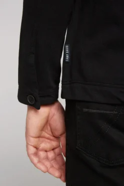 Herren CAMP DAVID & SOCCX Overshirt mit Kapuze und Brusttaschen | M