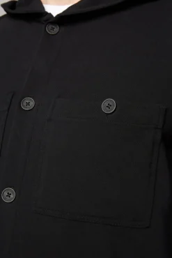 Herren CAMP DAVID & SOCCX Overshirt mit Kapuze und Brusttaschen | M