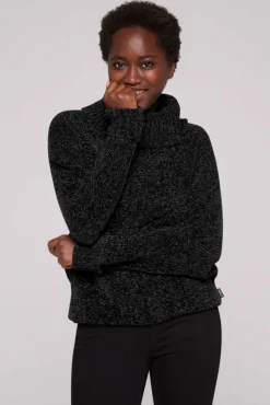 Damen CAMP DAVID & SOCCX Oversized Rollkragenpullover aus Chenille