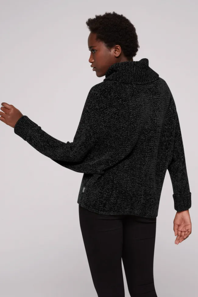 Damen CAMP DAVID & SOCCX Oversized Rollkragenpullover aus Chenille