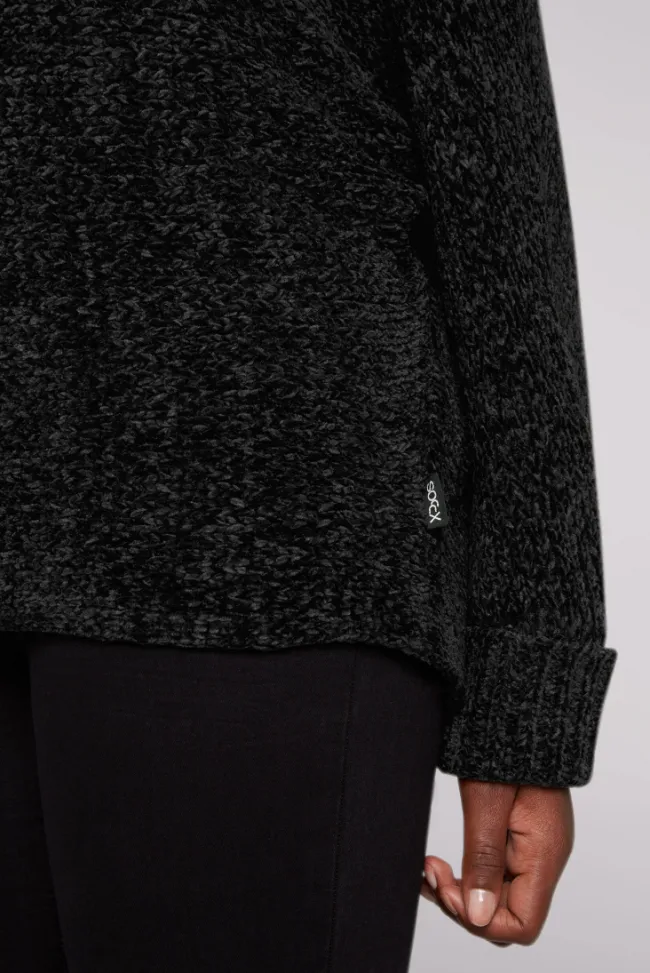 Damen CAMP DAVID & SOCCX Oversized Rollkragenpullover aus Chenille
