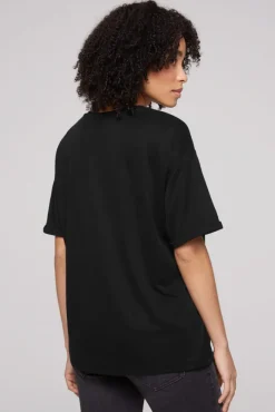 Damen CAMP DAVID & SOCCX Oversized T-Shirt mit Logo Artwork