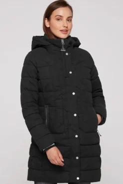 Damen CAMP DAVID & SOCCX Peached Parka mit abtrennbarer Kapuze