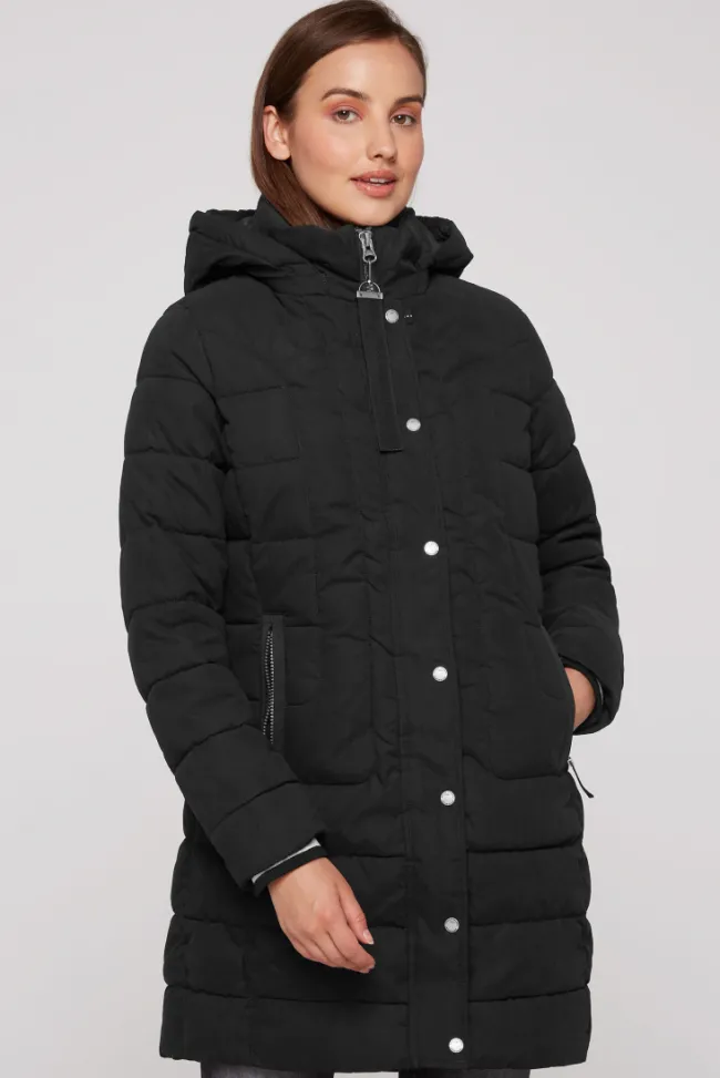 Damen CAMP DAVID & SOCCX Peached Parka mit abtrennbarer Kapuze