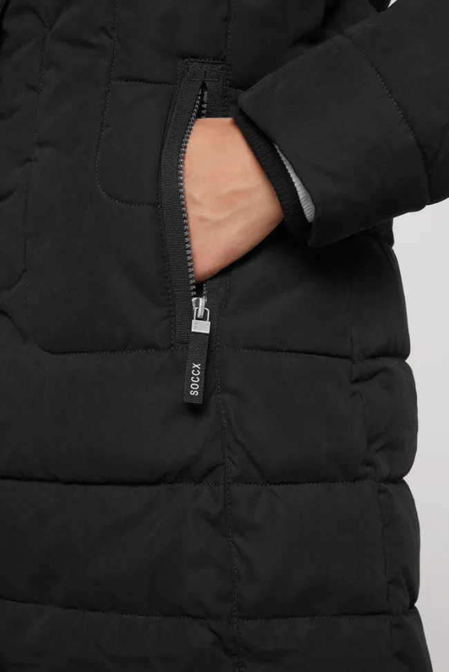 Damen CAMP DAVID & SOCCX Peached Parka mit abtrennbarer Kapuze