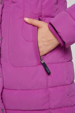 Damen CAMP DAVID & SOCCX Peached Parka mit abtrennbarer Kapuze iced berry