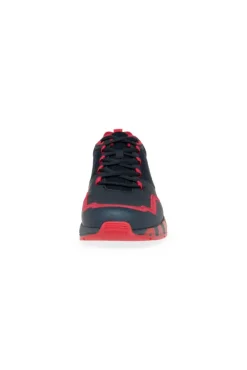 Herren CAMP DAVID & SOCCX Power Sneaker im Materialmix mit XL-Logo navy / red