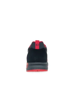 Herren CAMP DAVID & SOCCX Power Sneaker im Materialmix mit XL-Logo navy / red