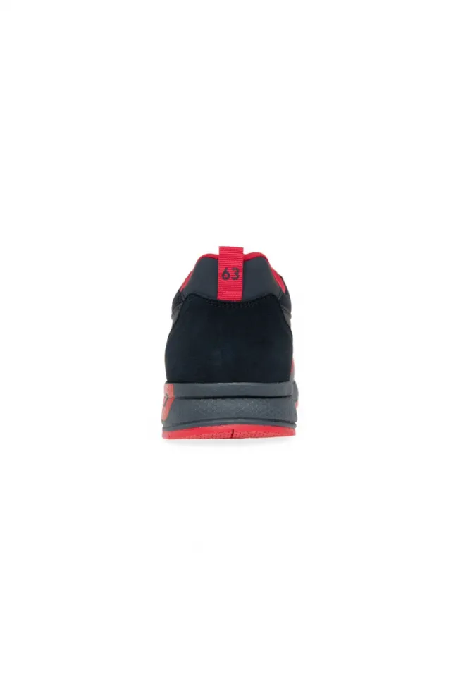 Herren CAMP DAVID & SOCCX Power Sneaker im Materialmix mit XL-Logo navy / red