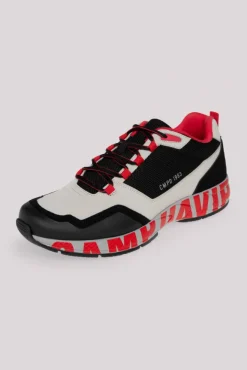 Herren CAMP DAVID & SOCCX Power Sneaker im Materialmix mit XL-Logo