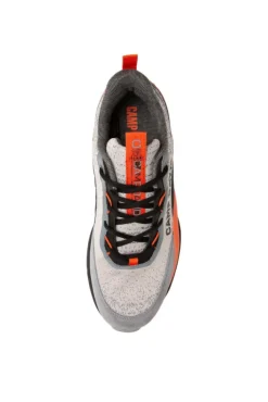 Herren CAMP DAVID & SOCCX Premium Sneaker im Knit-Design mit 3D-Rubber-Elementen shell / black