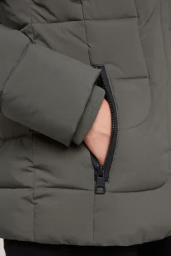 Damen CAMP DAVID & SOCCX Puffer-Jacke mit abtrennbarer Kapuze