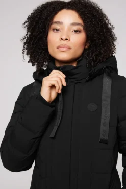 Damen CAMP DAVID & SOCCX Puffer-Jacke mit abtrennbarer Kapuze