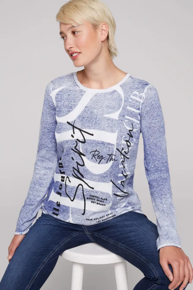 Damen CAMP DAVID & SOCCX Pullover mit Acid Prints