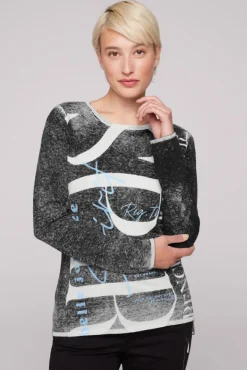 Damen CAMP DAVID & SOCCX Pullover mit Acid Prints