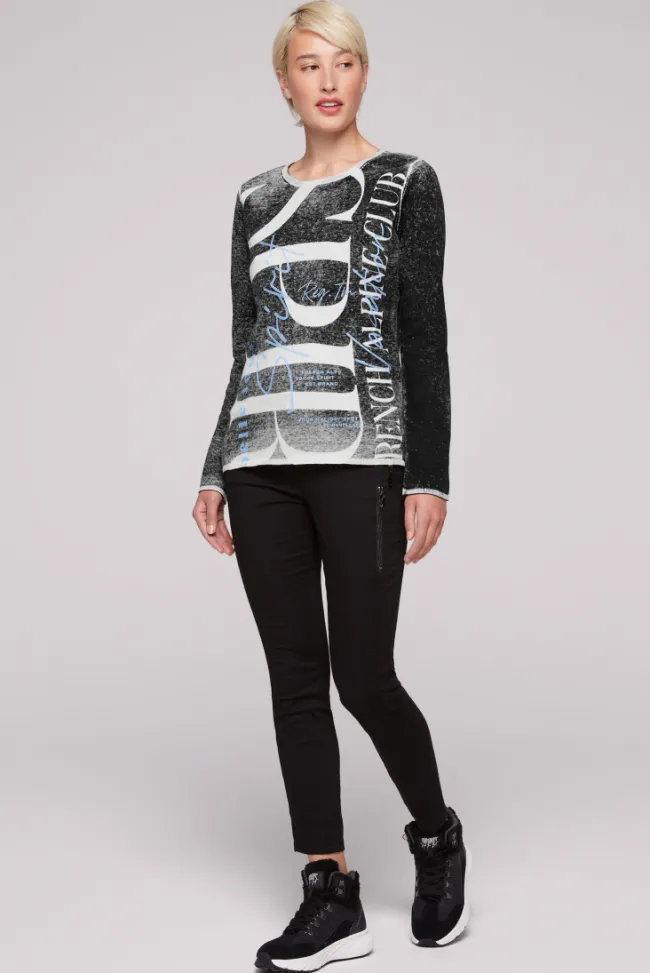 Damen CAMP DAVID & SOCCX Pullover mit Acid Prints