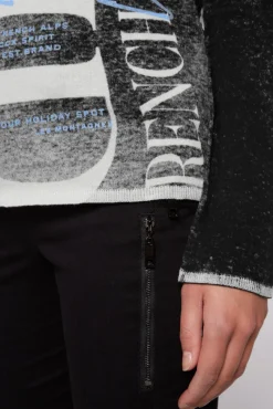 Damen CAMP DAVID & SOCCX Pullover mit Acid Prints