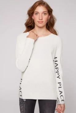 Damen CAMP DAVID & SOCCX Pullover mit Intarsia-Logo