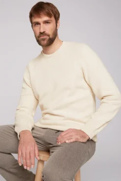 Herren CAMP DAVID & SOCCX Pullover mit Rundhalsausschnitt