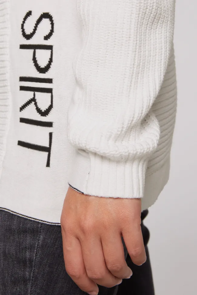 Damen CAMP DAVID & SOCCX Pullover Oil Dyed mit Rollkragen und Intarsia-Logo