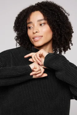 Damen CAMP DAVID & SOCCX Rippstrickpullover Stone Washed