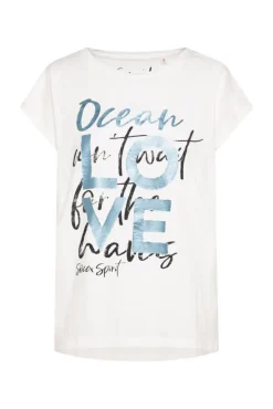 Damen CAMP DAVID & SOCCX Ärmelloses Shirt mit Folienprint
