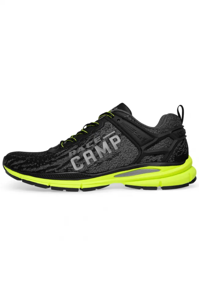 Herren CAMP DAVID & SOCCX Running Sneaker mit Knit-Design und Rubber Logo