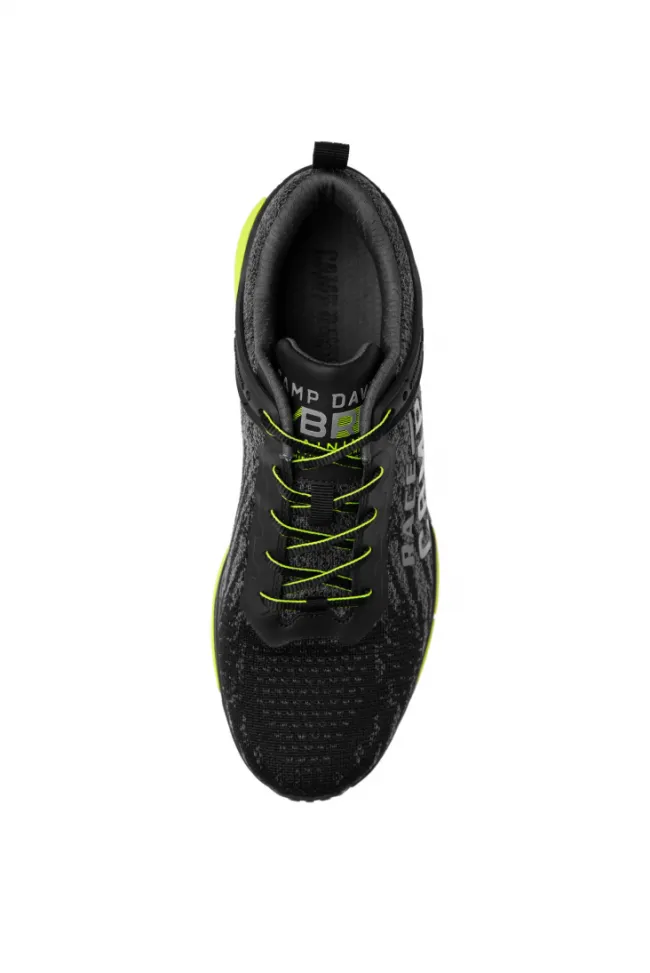 Herren CAMP DAVID & SOCCX Running Sneaker mit Knit-Design und Rubber Logo