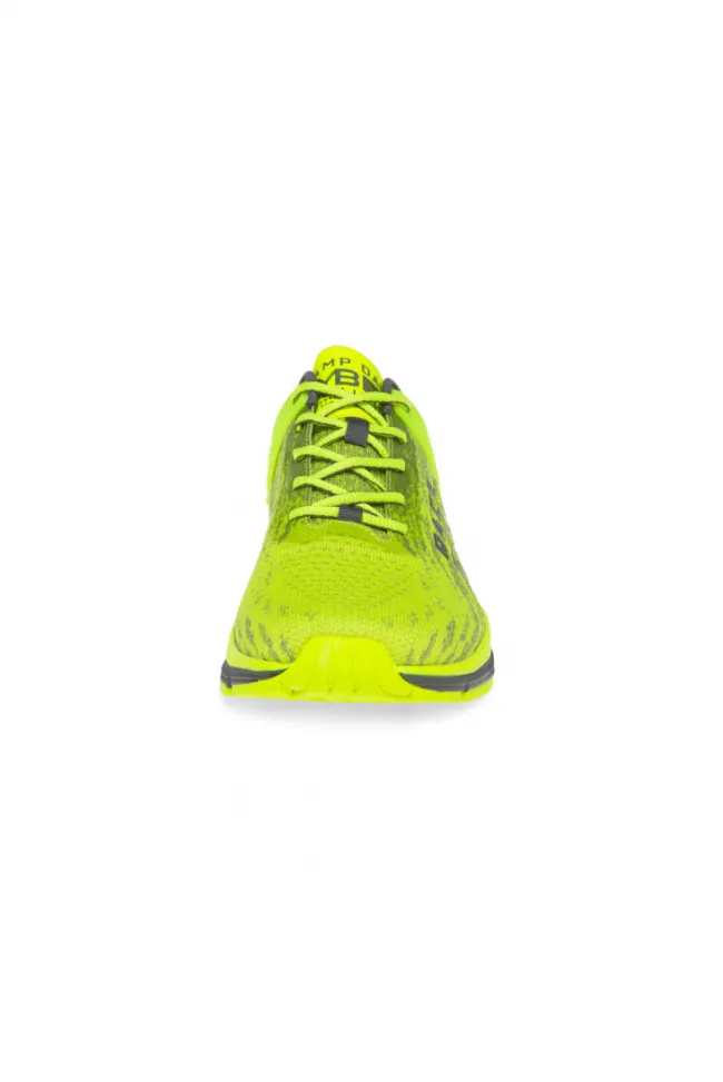 Herren CAMP DAVID & SOCCX Running Sneaker mit Knit-Design und Rubber Logo neon lime