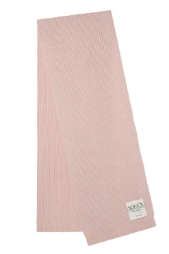 Damen CAMP DAVID & SOCCX Schal in Rippstrick mit Label Patch rose blush