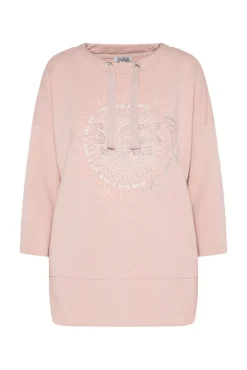 Damen CAMP DAVID & SOCCX Shirt mit Stehkragen und Artwork rose blush