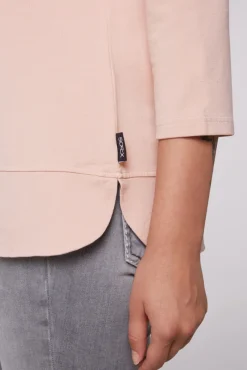 Damen CAMP DAVID & SOCCX Shirt mit Stehkragen und Artwork rose blush