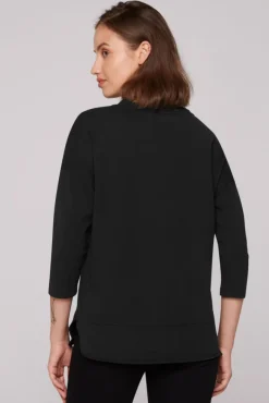 Damen CAMP DAVID & SOCCX Shirt mit Stehkragen und Artwork