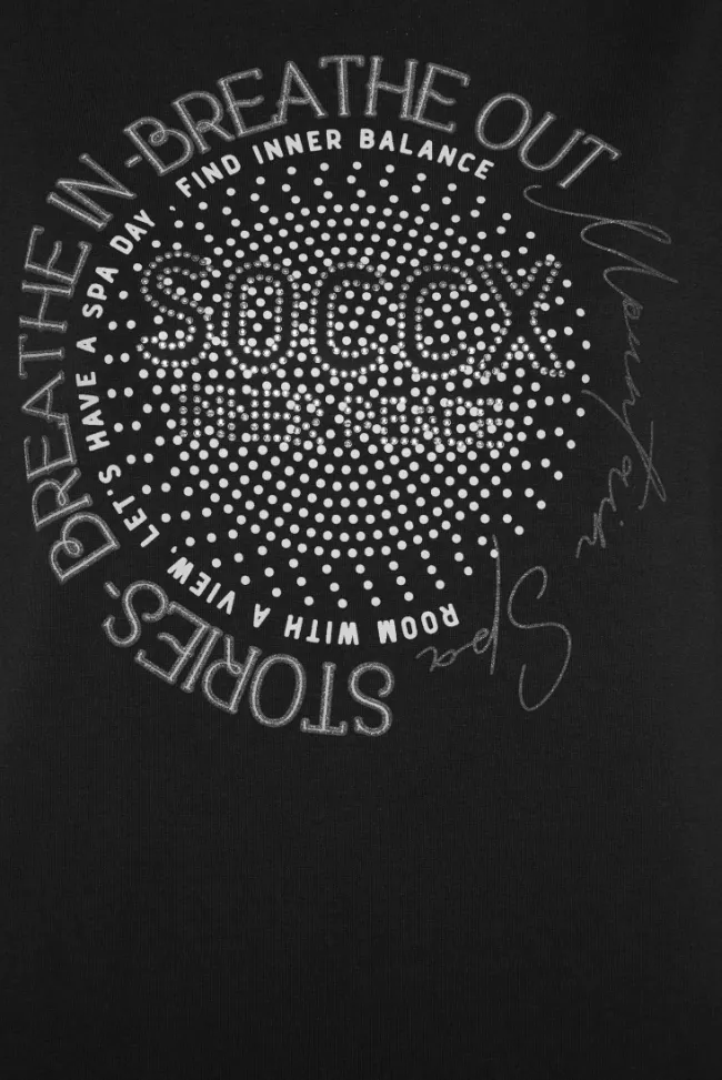 Damen CAMP DAVID & SOCCX Shirt mit Stehkragen und Artwork