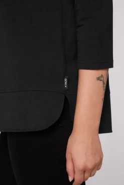 Damen CAMP DAVID & SOCCX Shirt mit Stehkragen und Artwork