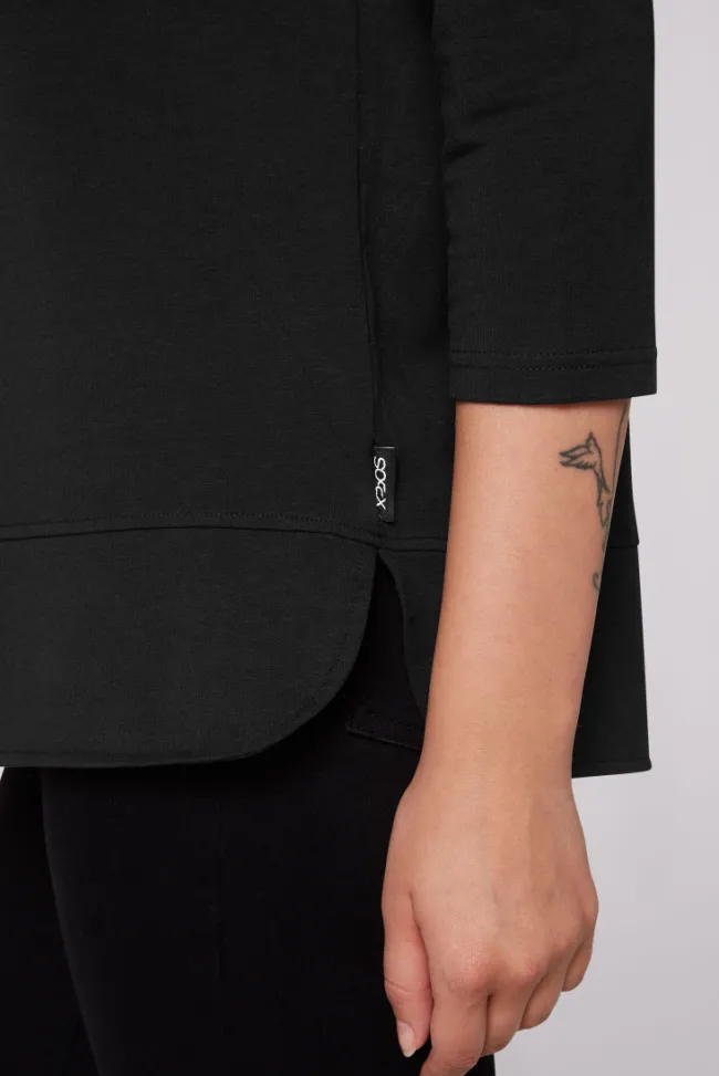 Damen CAMP DAVID & SOCCX Shirt mit Stehkragen und Artwork
